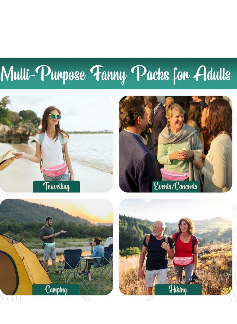 Excefore 2 PCS Mesh Beach Bag, Shell Collecting Bag, Adjustable Strap Kids Quick Dry Net Tote, Suitable for Collecting Seashells Rocks for Boys and Girls (Pink & Teal ) - Image 4