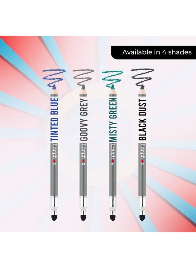 Lenphor Smudge Me Eye Pencil Comes With Eyeliner & Eyeshadow Long Lasting Eye Makeup Precision Tip For Professional Strokes Intense Look Matte Finish Groovy Grey - Image 4