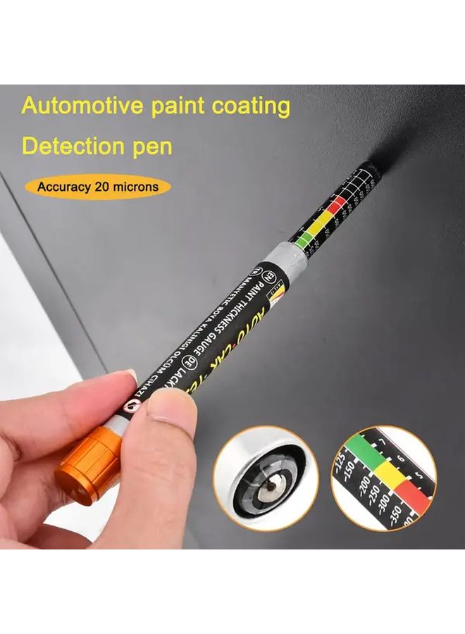 Bubble Box Car Paint Thickness Gauge 0 520 Microns Magnetic Suction Coating Meter - Image 2