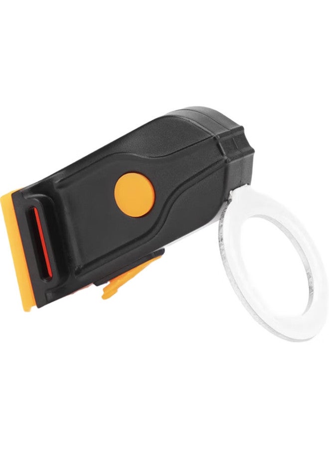 SolarStorm Bicycle Taillight, Night Riding Warning Light, Usb Rechargeable, Round Taillight, For Mountain And Road Bikes, Led High-Brightness Car Light - Image 2