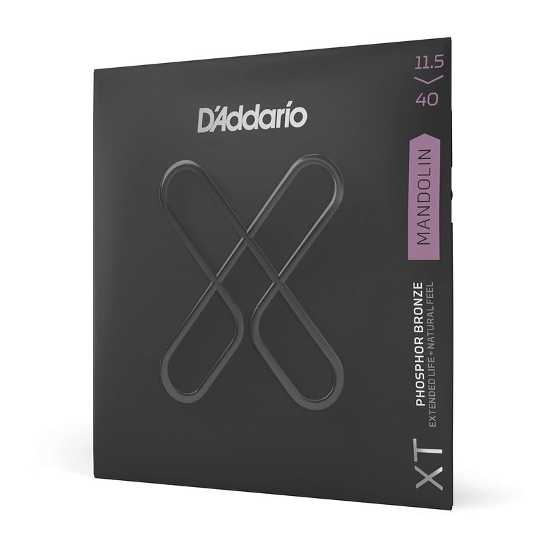 D'Addario XT Phosphor Bronze Mandolin Strings, Custom Medium, 11.5-40 - Image 1