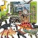 FRUSE Dinosaur Toys for Kids 35 12Pcs Dinosaur Figures with Interactive Dinosaur Sound BookIncluded Realistic RoarsStoryQAVolume Adjust EBook Animal Toy for 3 4 5 6 Kids - Image 3