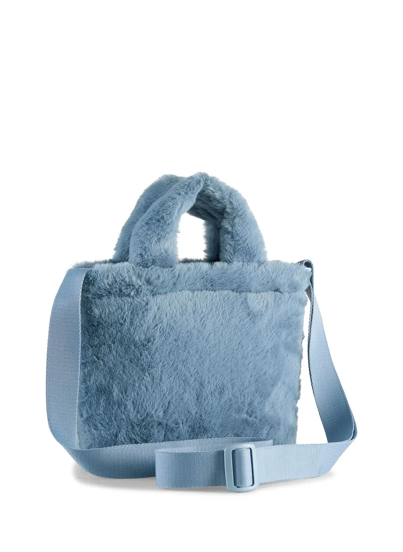 بوما Up Faux Fur Mini Crossbody
