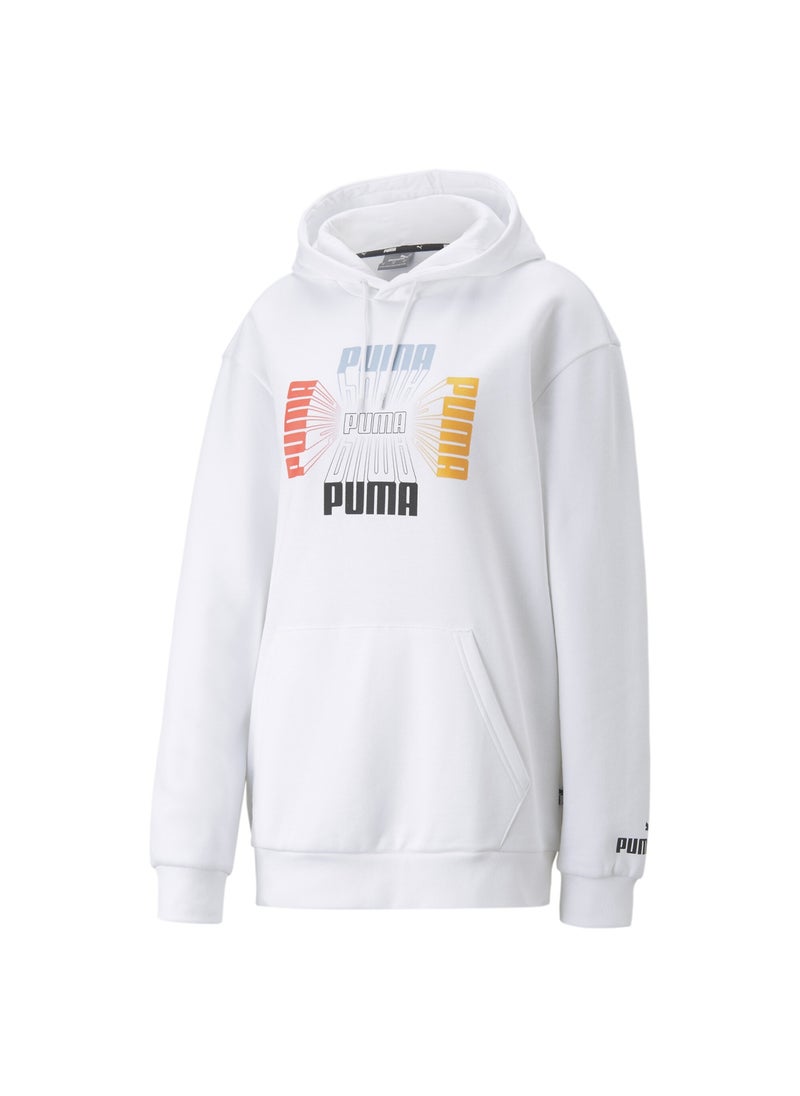 PUMA - Logo Repeat Mens Printed Hoodie - Image 1