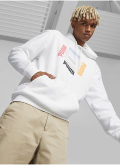 Logo Repeat Mens Printed Hoodie