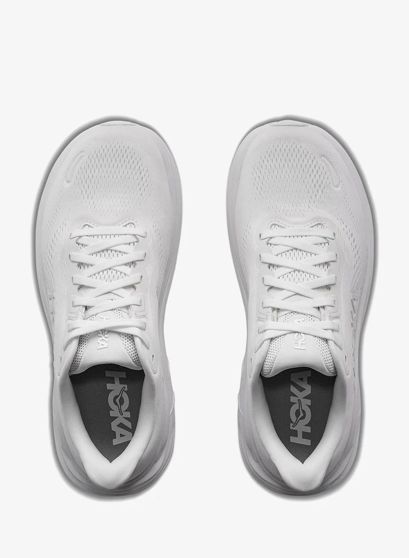Hoka WHITE / WHITE Clifton 11 Wide for Women | Best Price UAE