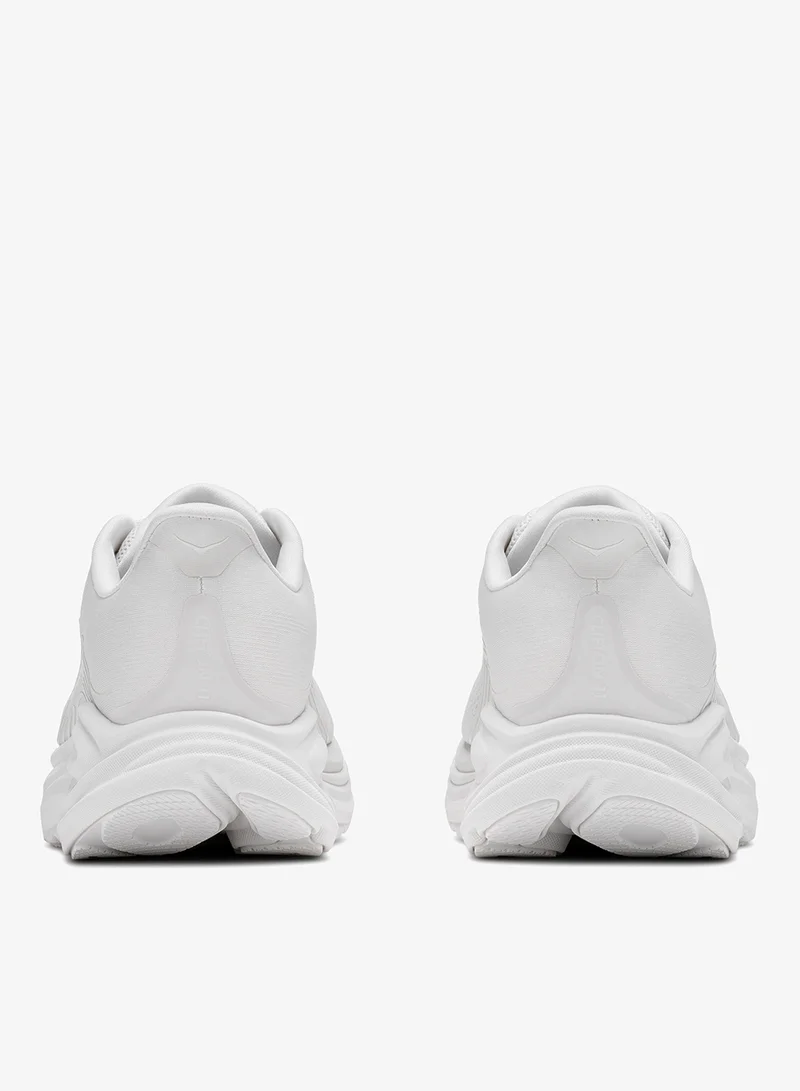 Hoka WHITE / WHITE Clifton 11 Wide for Women | Best Price UAE