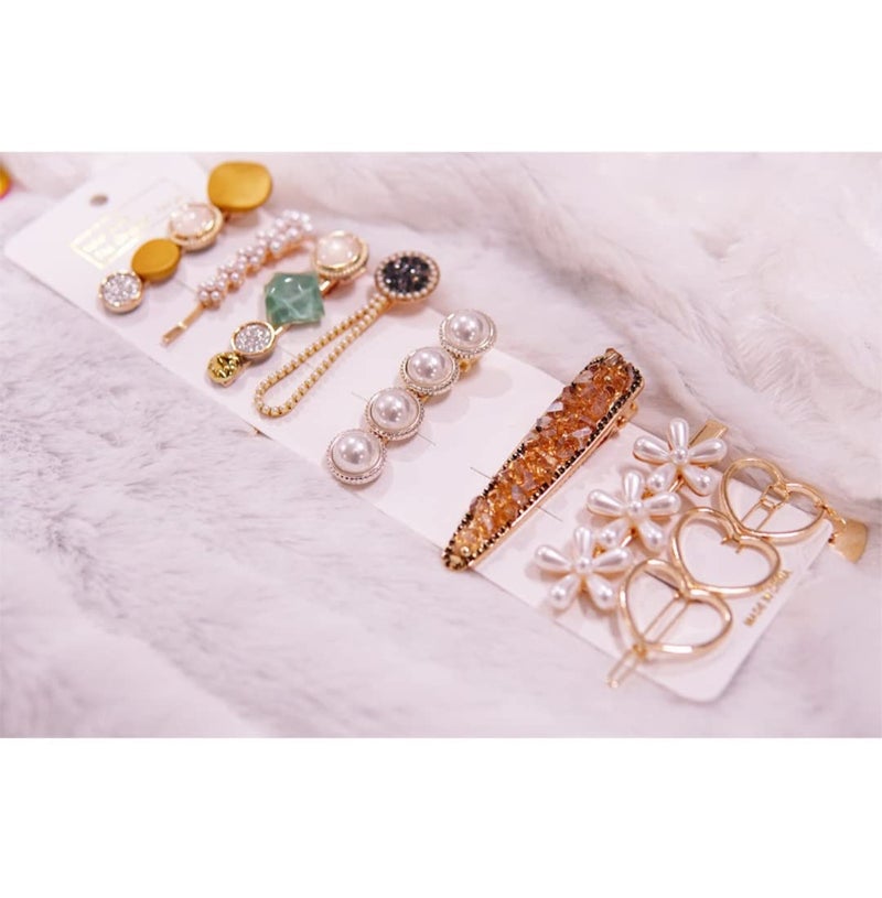 Tresneria® Korean Style Hair Clips Cute Bee Hair Clips Heart Clips - 26 PCS - Image 5