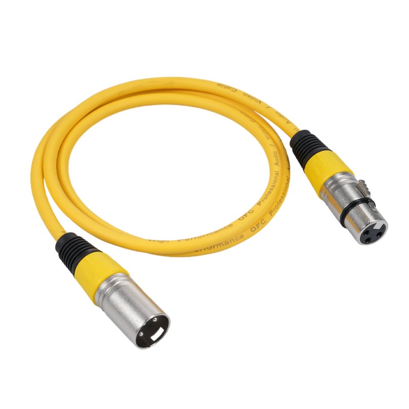 1Pack 3 Pin Dmx Cables Male Female XLR Patch Cables DMX512 Signal Cable Microphone Cable XLR Cable - Image 1