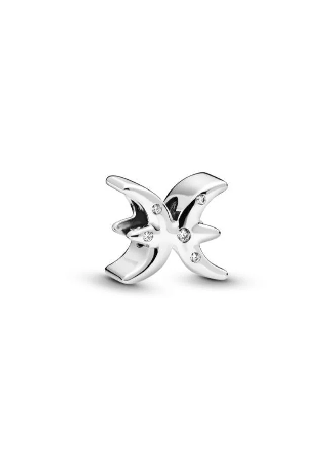 باندورا Sparkling Pisces Zodiac Charm