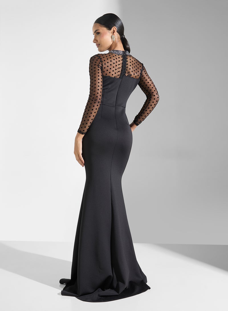 Ella Limited Edition Embellished Bodice Gown Dress  - Image 2