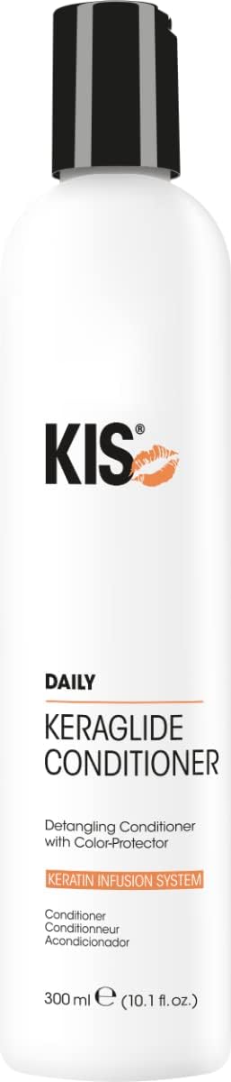 KIS KeraGlide Conditioner Animal Friendly Sustainable Keratin Infusion System Detangling for Treated Hair 300 ml