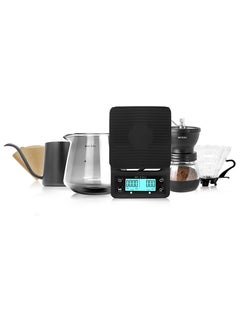 MIBRU V60 Pour Over Coffee Maker Set Manual Coffee Server Share Pot With Glass Drip Filter Elegant Dripper Glass Carafe 600ml Set Pack Of 6 coffee Barista Tool  - Image 1