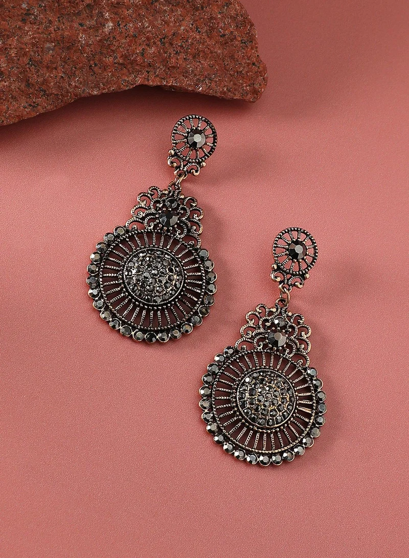 Sohi  Embellished Filigree Artificial Drop Earring Jewellery for Women | Best Price UAE