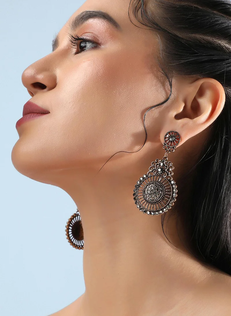 Sohi  Embellished Filigree Artificial Drop Earring Jewellery for Women | Best Price UAE
