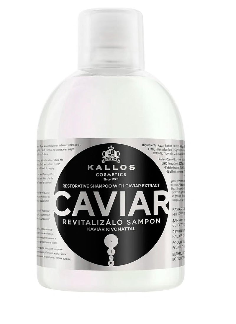 Kallos Kallos  Restorative Shampoo With Caviar Extract 1000ml  - Image 1