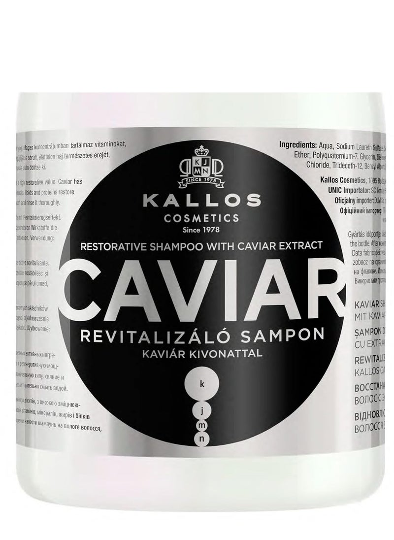 Kallos Kallos  Restorative Shampoo With Caviar Extract 1000ml  - Image 2