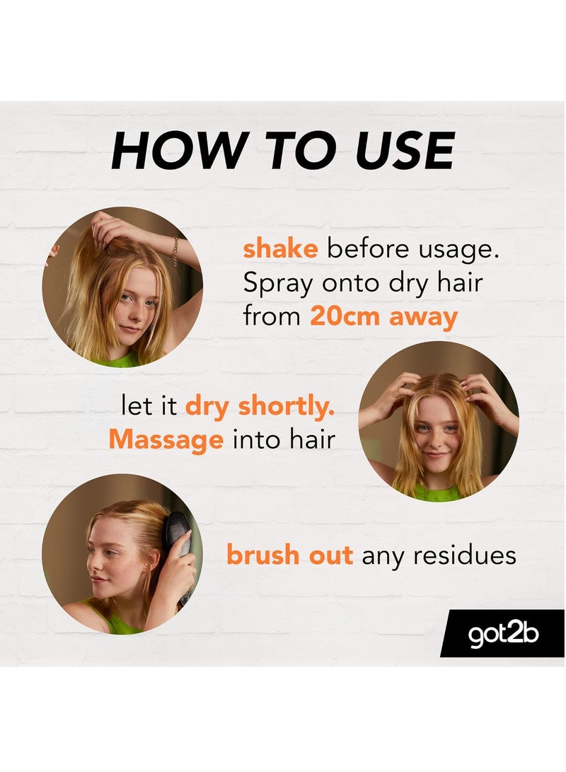 Schwarzkopf GOT2B Fresh It Up Dry Shampoo Lush Floral 200ml - Image 3