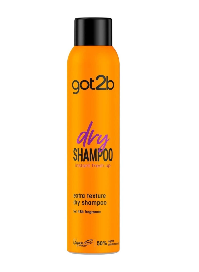 Schwarzkopf GOT2B Fresh It Up Dry Shampoo Lush Floral 200ml - Image 1
