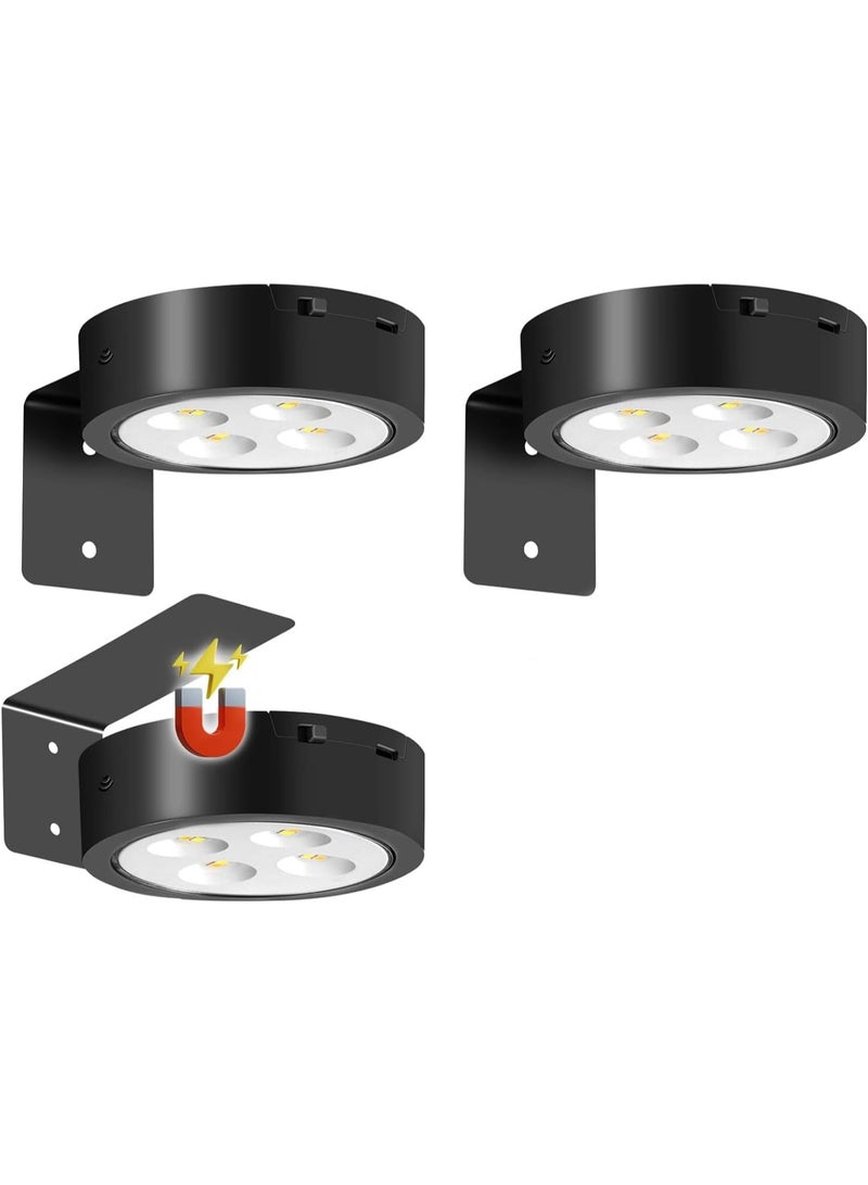 BIGTHREE Picture Lights for Wall, Battery Operated LED Painting Light, Magnetic Art Display Lighting with Remote, Control Dimmable & Timer, Wall Lights for Decor Poster (3-Color Variable) - Image 1