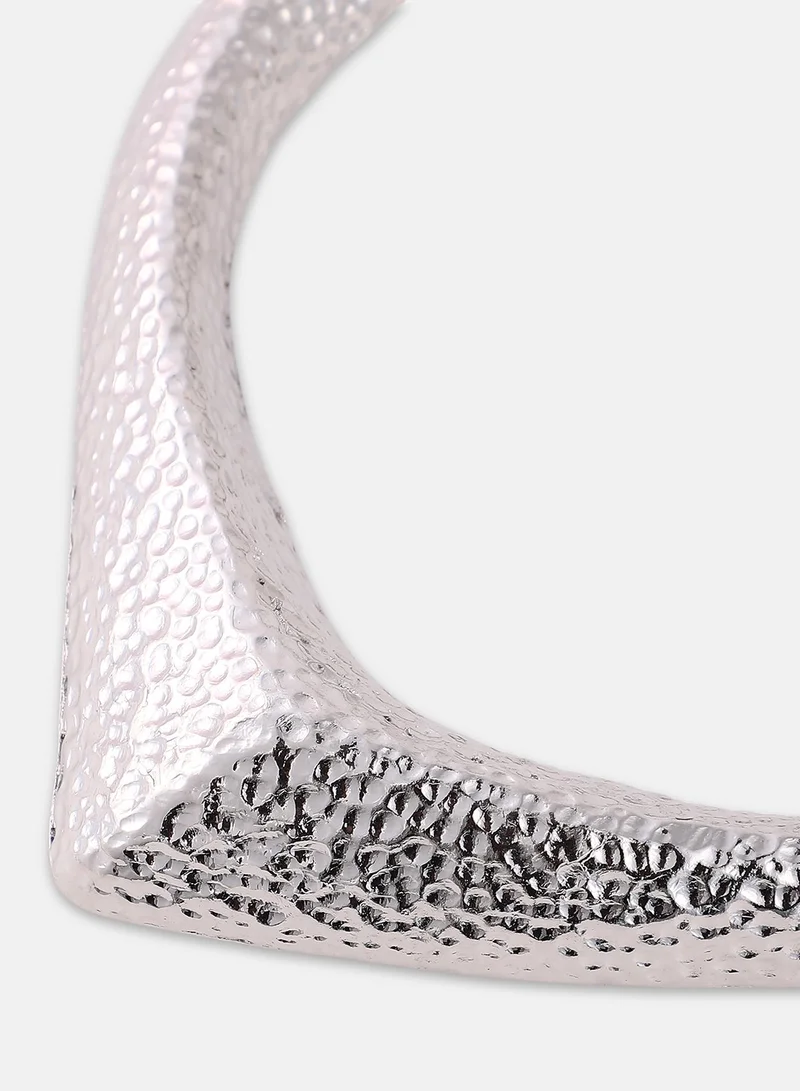 SOHI Dented Torque Artificial Necklace Jewellery