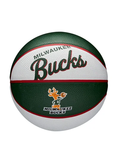 Wilson NBA Team Retro Mini Basketball Milwauckee Bucks - Size 3 (mini ball) - Green/White