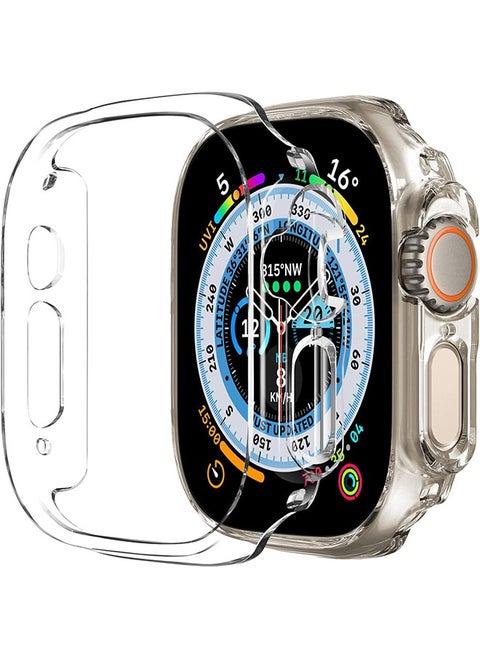 Apple Watch Ultra 49mm Case Protective Hard PC Cover Shockproof Hollow Bumper Frame Guard Compatible with iWatch Ultra 49mm
