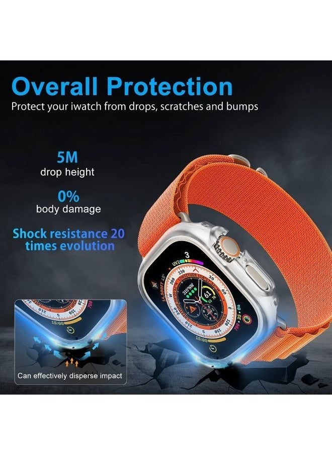 Generic - Apple Watch Ultra 49mm Case Protective Hard PC Cover Shockproof Hollow Bumper Frame Guard Compatible with iWatch Ultra 49mm - Image 1