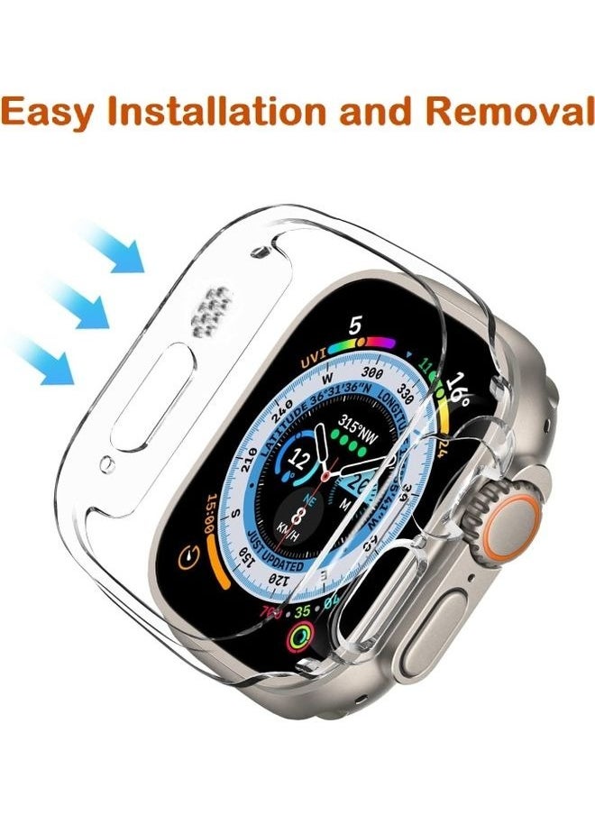 Generic - Apple Watch Ultra 49mm Case Protective Hard PC Cover Shockproof Hollow Bumper Frame Guard Compatible with iWatch Ultra 49mm - Image 1