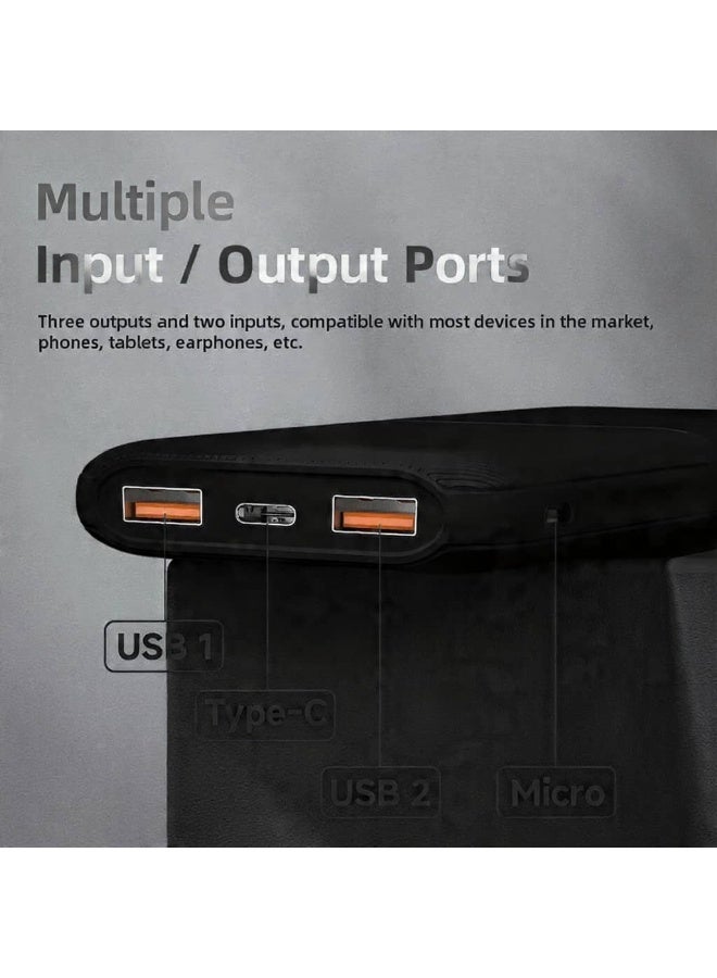GOOJODOQ Fast Charging Power Bank 10000mAh 20W, Black - Image 3