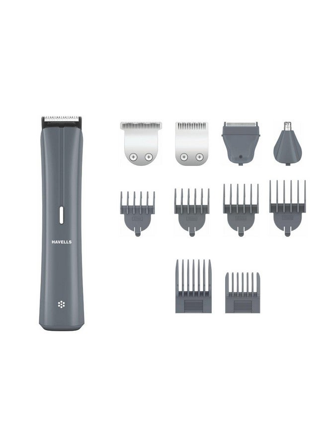 Havells Turbo 10 In 1 Grooming Kit | Hair,Face, Ear & Nose | No Nicks & Cuts | Gs6110 - Image 1