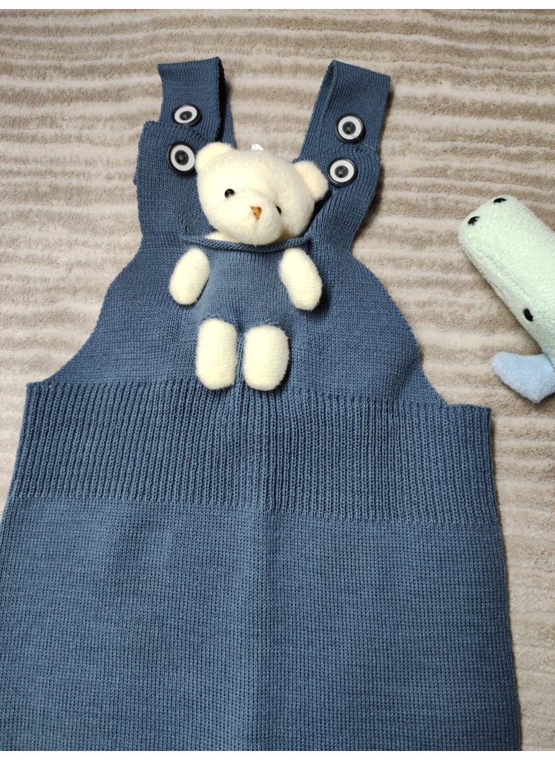 Meriç Baby Teddy Bear Detailed Adjustable Strap Knitwear Salopet - pzsku/ZEA5D7AC4A80A942382EBZ/45/_/1726652350/f4f54c6c-11f9-4667-99b4-7b7bfe2cdc79