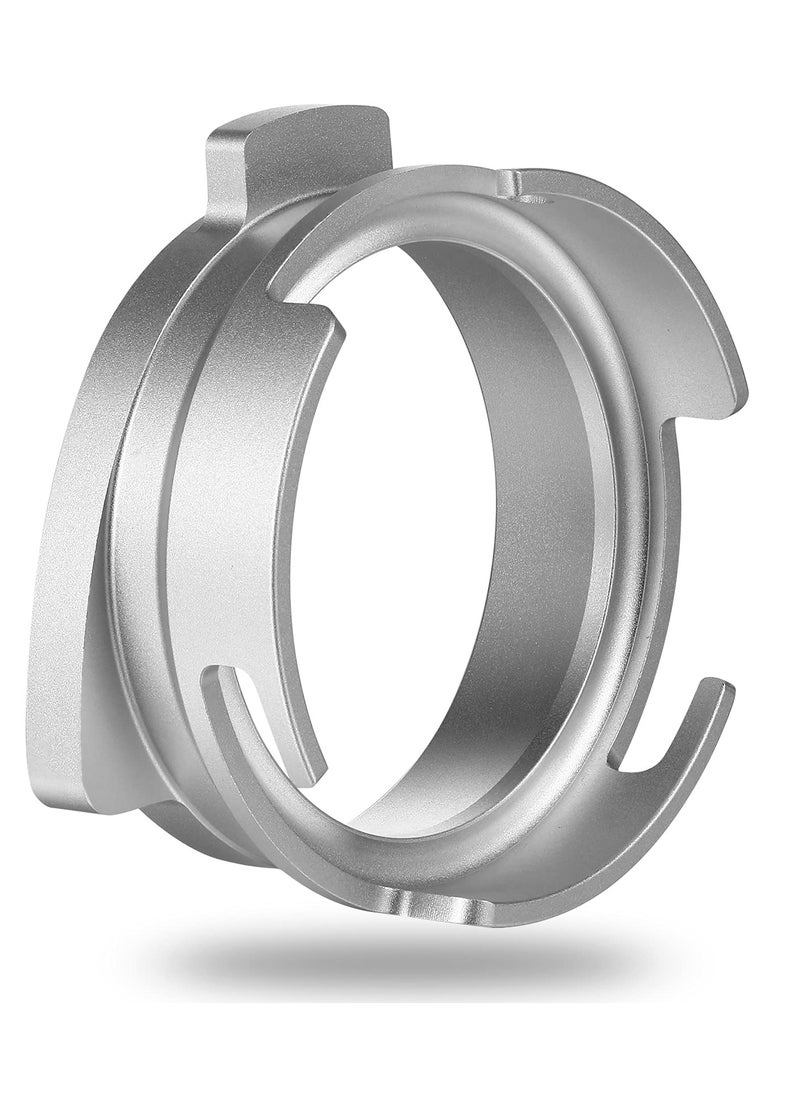 SYOSI - 54mm Espresso Dosing Funnel for Breville Barista Portafilters Hands-Free (Stainless Steel-Silver) - Image 1