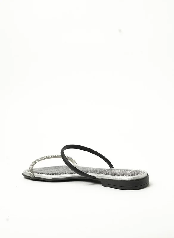 Beira Rio Beira Rio Ladies Flat Sandals Black | Made In Brazil