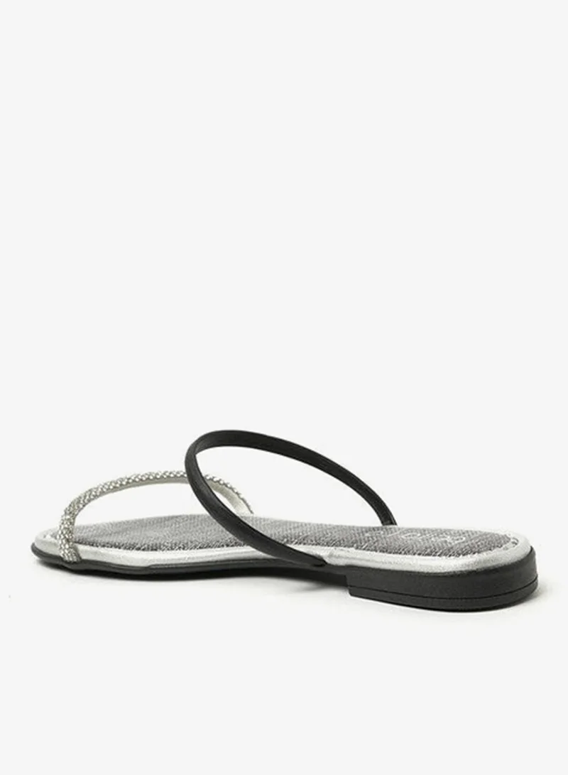 Beira Rio Black Flat Sandals for Women – Stylish Ladies Flat Sandals & Comfortable Flat Slippers for Women | Best Price UAE