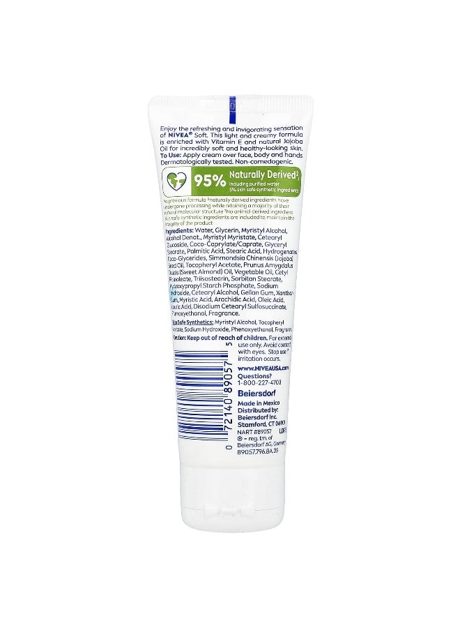 Nivea Nivea, Refreshingly Soft Moisturizing Cream, 2.6 oz (74 g) - Image 2