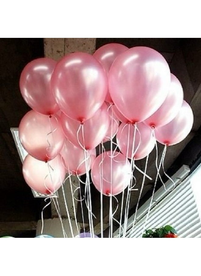 Balloonistics Balloonistics Metallic HD Shiny Toy Balloons - Red and Pink for Decoration and Party (Pack of 50)  - Image 5