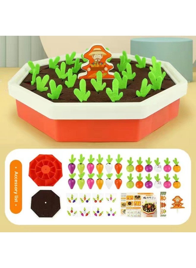 لعبة سحب الفجل التعليمية للأطفال، ألعاب تعليمية مبكرة، ألعاب لوحية ممتعة، تدريب تفكير تفاعلي بين الوالدين والطفل