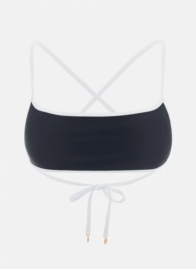Lichi Bikini top with contrasting edge