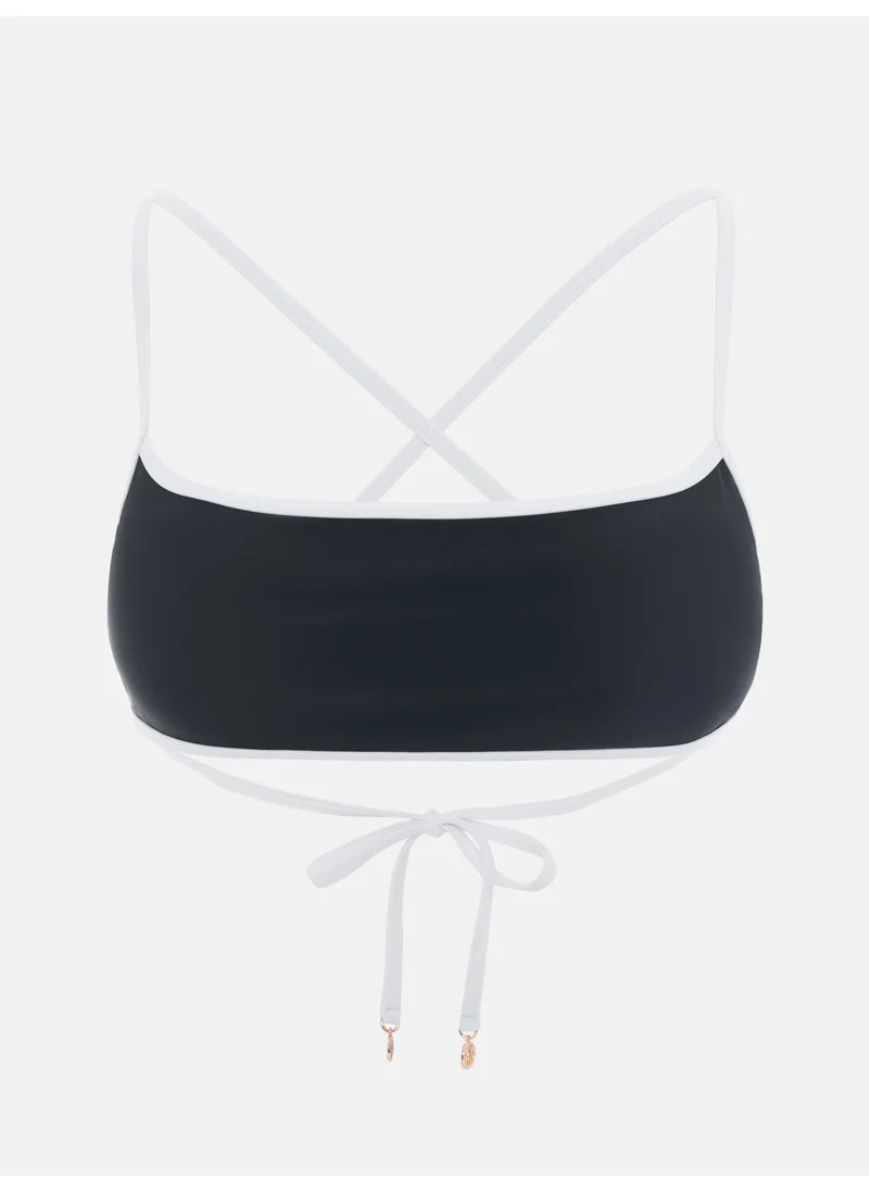 Lichi Bikini top with contrasting edge