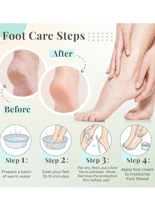 3PCS Stainless Steel Foot File Callus Remover Pedicure Tool - Image 4