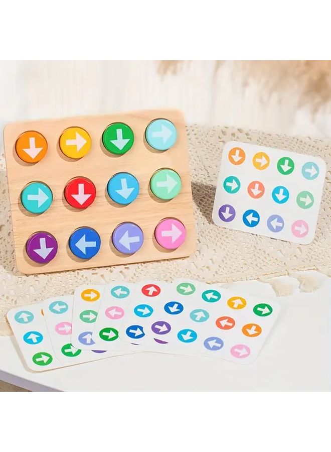 Wooden Toys With 12 Animal Pairs For Direction Recognition Memory Skill Party Gift - Image 4