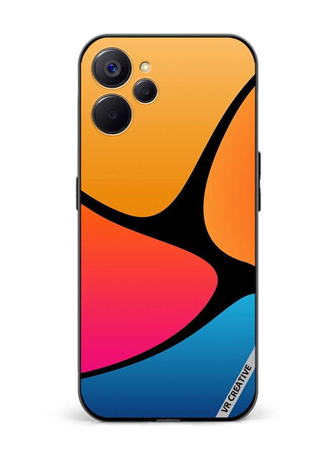 VR CREATIVE Protective Case Cover For Realme 10 5G Color Mixture Design Multicolour - Image 1