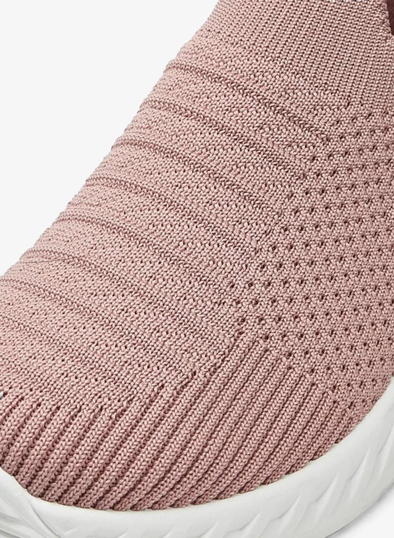 Oaklan by Shoexpress PINK Textured Slip-On Sports Shoes With Pull Tab for Women | Best Price UAE