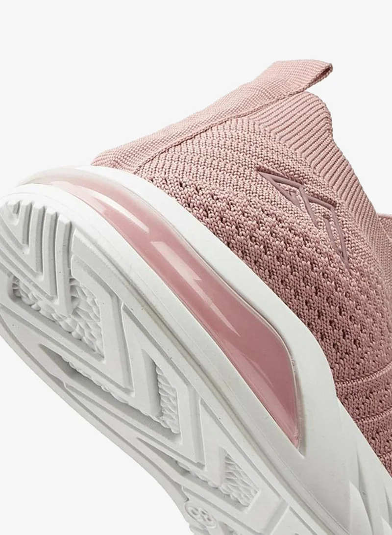 Oaklan by Shoexpress PINK Textured Slip-On Sports Shoes With Pull Tab for Women | Best Price UAE