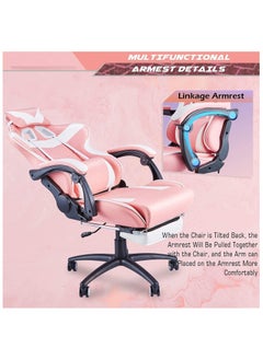 Gaming Chair with Footrest Computer Chair Deak Chair High Back Racing Style Office Chair with Headrest Lumbar Support Adjustable Office Chair - pzsku/ZEA5DF47D8E800F16ABD7Z/45/_/1725870188/8b6a6c24-9d56-4f22-8f2b-d2bf51dd6f4d