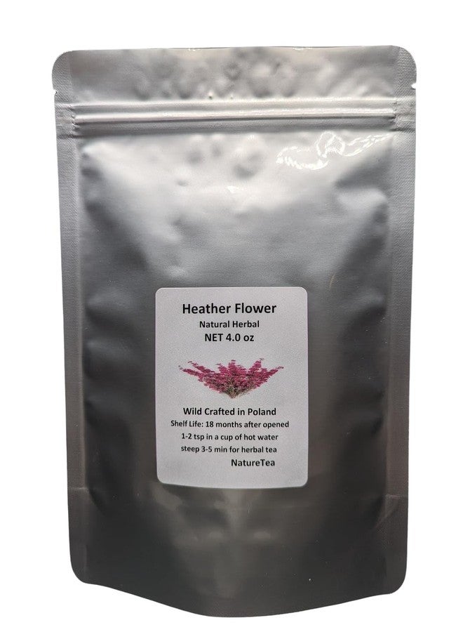 Nature Tea Heather Flowers - Dried Calluna vulgaris Loose Tea from 100% Nature (1 oz) - Image 1