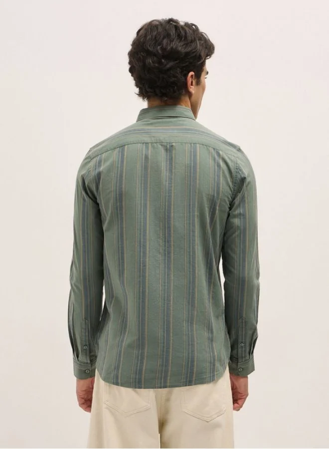 THE BEAR HOUSE Men's Shirt for Casual and Formal Wear | Classic Button-Down Style for Office, Daily Use, Travel, Events & All-Season Outfits | Versatile & Stylish Wardrobe Essential for Every Occasion