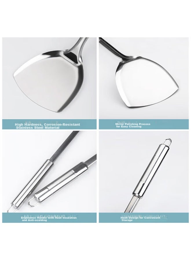 MAX COOK Meichun (maxcook) Wok Spatula, Stainless Steel Spatula, Thickened, Simple Series Mccu-168  - Image 4