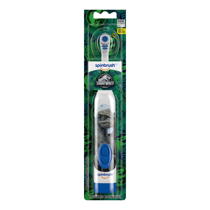 Spinbrush Jurassic World Kids Electric Battery Toothbrush Soft 1 ct